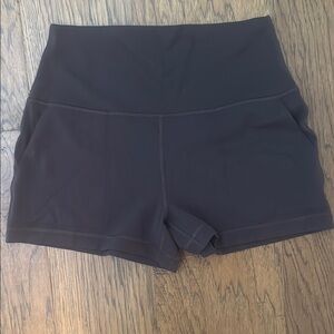 lululemon Align Classic-Fit High Rise 3”Shorts in Espresso